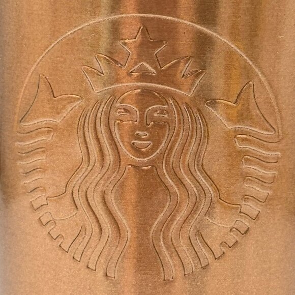 Starbucks Stainless Steel Copper Color 16oz Mug - Picture 4 of 9